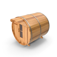 Wooden Barrel Outdoor Sauna PNG & PSD Images