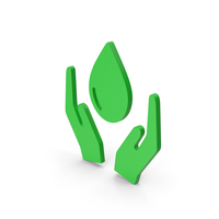 Symbol Save Water Green PNG & PSD Images