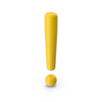 Exclamation Mark Yellow PNG & PSD Images