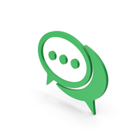 Symbol Chatting Green PNG & PSD Images