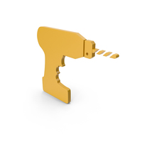 Yellow Drill Symbol PNG & PSD Images