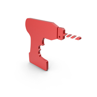 Red Drill Symbol PNG & PSD Images