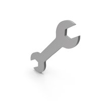 Grey Wrench Symbol PNG & PSD Images