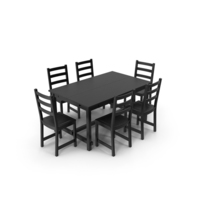 Nordviken Dining Set PNG & PSD Images