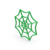 Symbol Spider Web Green PNG & PSD Images
