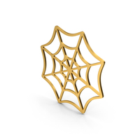 Symbol Spider Web Gold PNG & PSD Images