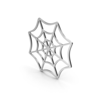 Symbol Spider Web Silver PNG & PSD Images