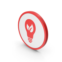 Icon Save Energy Red PNG & PSD Images