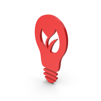 Symbol Save Energy Red PNG & PSD Images