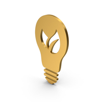 Symbol Save Energy Gold PNG & PSD Images