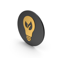 Save Energy Gold Icon PNG & PSD Images