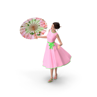 Asian Women Wearing Summer Dress PNG & PSD Images