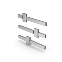 Symbol Adjustments Silver PNG & PSD Images
