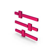 Symbol Adjustments Metallic PNG & PSD Images