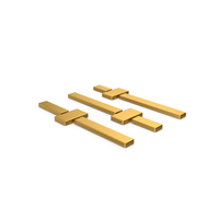Gold Symbol Adjustments PNG & PSD Images