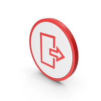 Icon Logout Red PNG & PSD Images