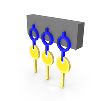Door Keys Icon PNG & PSD Images