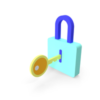 Key in Lock Icon PNG & PSD Images
