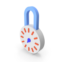 Timer Lock Icon PNG & PSD Images