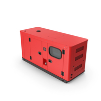 Diesel Generator Red PNG & PSD Images