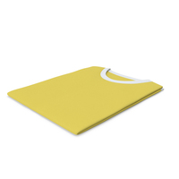 Male Crew Neck Folded White And Yellow PNG & PSD Images