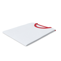 Male Crew Neck Folded White And Red PNG & PSD Images