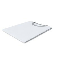 Male Crew Neck Folded White And Gray PNG & PSD Images
