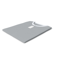 Male Crew Neck Folded With Tag White And Gray PNG & PSD Images