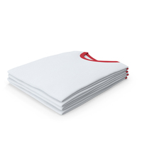 Male Crew Neck Folded Stacked White And Red PNG & PSD Images