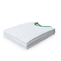 Male Crew Neck Folded Stacked White And Green PNG & PSD Images