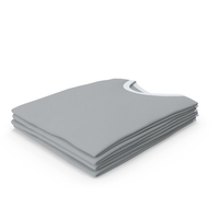 Male Crew Neck Folded Stacked White And Gray PNG & PSD Images