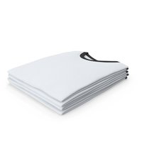 Male Crew Neck Folded Stacked White And Black PNG & PSD Images