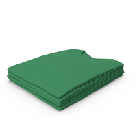 Male Crew Neck Folded Stacked Green PNG & PSD Images