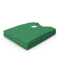 Male Crew Neck Folded Stacked With Tag Green PNG & PSD Images