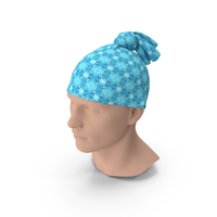 Multifunctional Neck Gaiter weared on Head PNG & PSD Images