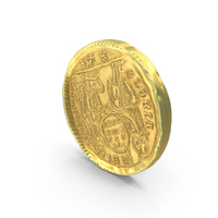 Solidus Roman Imperial Gold Coin PNG & PSD Images