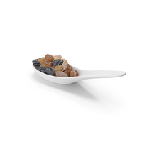 Spoon with Mixed Raisins PNG & PSD Images