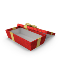 Gift Box Open Red PNG & PSD Images