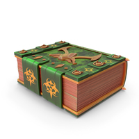 Toon Book Green PNG & PSD Images