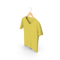 Male V Neck Hanging Yellow PNG & PSD Images