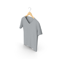 Male V Neck Hanging Gray PNG & PSD Images
