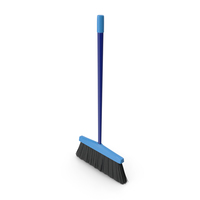House Broom Blue PNG & PSD Images