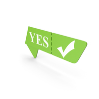 Sticker Yes PNG & PSD Images
