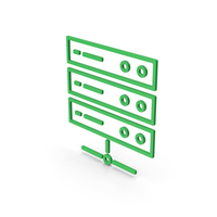 Symbol Server Green PNG & PSD Images