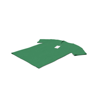 Male V Neck Laying With Tag Green PNG & PSD Images