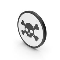 Icon Skull With Crossed Bones PNG & PSD Images