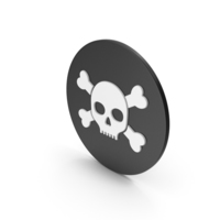 Skull With Crossed Bones Icon PNG & PSD Images