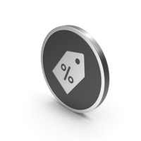 Silver Icon Label PNG & PSD Images