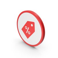 Icon Label Red PNG & PSD Images