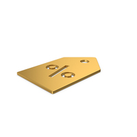 Gold Symbol Label PNG & PSD Images